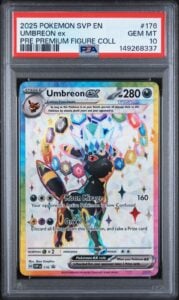 2025 Pokemon SVP EN-SV Black Star Promo Umbreon EX #176 Premium Figure PSA 10