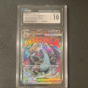 CGC 10 Mega Charizard X ex 223/193 Mega Dream ex 2025 JP Mega Attack Holo