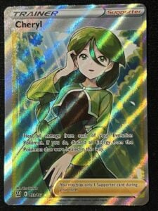 Cheryl (Full Art) 159/163 Swsh05: Battle Styles Holo Very Off Center Error