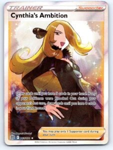 Cynthia’s Ambition (Full Art) SWSH09: Brilliant Stars 169/172 NM