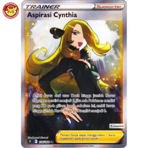 Cynthia’s Ambition S9 114/100 SR Full Art Star Birth Pokemon TCG Indonesia