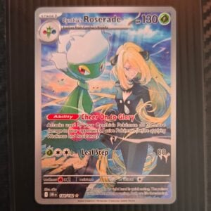 Cynthia’s Roserade 184/182 Sv10 Destined Rivals IR Full Art Holo ENG 130 HP