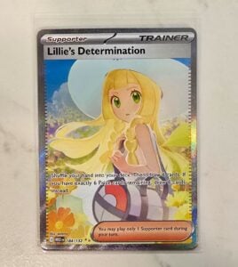Lillie’s Determination 184/132 Secret Rare Full Art Holo Guardians Rising Eng