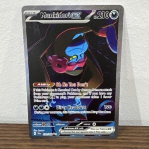 Munkidori ex 091/064 Shrouded Fable Double Rare Full Art Holo English 2024 NM
