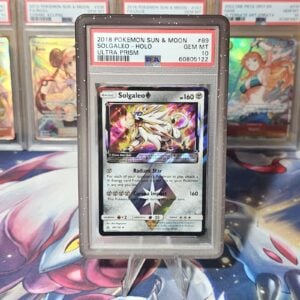 PSA 10 GEM MINT Solgaleo Prism Star Holo 89/156 Pokemon Card