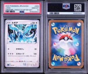 PSA 10 Lugia 008/020 Pokemon Card Starter Set VMAX Grimmsnarl Japanese 2020