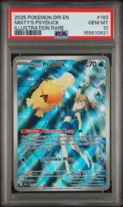 PSA 10 Misty’s Psyduck 193/182 Illustration Rare Destined Rivals Pokemon Card