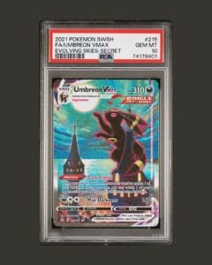 PSA 10 Umbreon VMAX Alt Art Secret Rare 215/203 ‘MOONBREON’ Evolving Skies