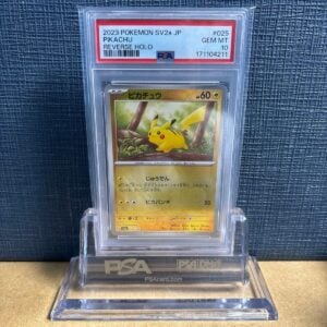 PSA10 Pikachu Moonbreon Mirror 025 165 Pokemon Card 151 Reverse Holo Pokeca 2023