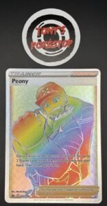 Peony 220/198 Pokemon TCG Chilling Reign Rainbow Rare Full Art Holo