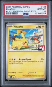 Pikachu #101 Black Star Promo Play! Pokemon Event Exclusive (2023) Sasumo PSA 10