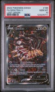 Pokemon 2022 Giratina V 186/196 Alt Art Lost Origin GEM MINT PSA 10