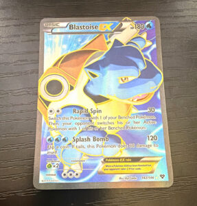 Pokemon Blastoise EX Full Art Holo Ultra Rare 142/146 XY 2014 EN