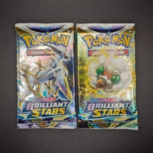 Pokemon – Brilliant Stars – 10-Card Sealed Booster Pack Arceus & Whimsicott)