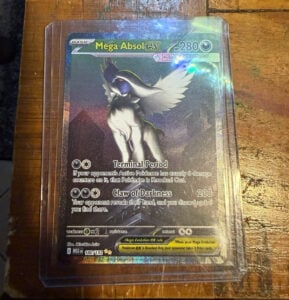 Pokemon Company Mega Absol EX 180/132 ME01 Mega Evolution Full Art Holo ENG