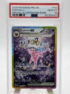 Pokemon Espeon EX Prismatic Evolutions 155/131 Special Illustration Rare PSA 10