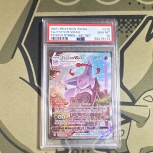 Pokemon Espeon VMAX 270/264 Fusion Strike Alt Art Secret Rare Holo PSA 10