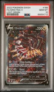 Pokemon Giratina V Lost Origin Full Alt Art #186 PSA 10 Gem Mint