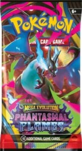 Pokemon Phantasmal Flames Booster Pack – 10 Cards / Pack – Random Art – Sealed