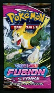 Pokemon SWSH Sword & Shield Fusion Strike Boltund Art Booster Pack SEALED NEW!