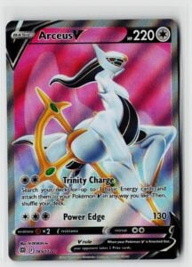 Pokemon SWSH09: Brilliant Stars #165/172 Arceus V (Full Art) Ultra Rare, Holo