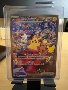 Pokemon TCG 30th Pikachu ex Special Illustration Rare 150/128 Full Art Holo ENG