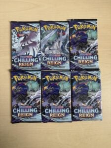Pokemon TCG: Chilling Reign Booster Pack X6 Sealed