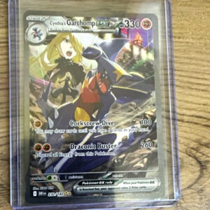 Pokemon TCG Cynthia’s Garchomp ex SIR Full Art Holo SV10 232/182