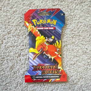 Pokémon TCG Destined Rivals Blister – 1 Booster Pack (10 Cards) Ho-Oh EN 6+