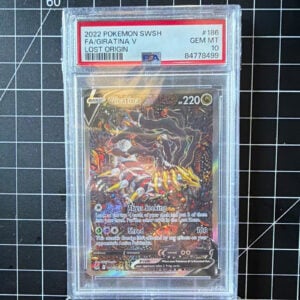 Pokemon TCG Giratina V 186/196 Lost Origin 2022 Full Art Holo PSA 10