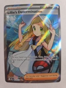 Pokémon TCG Mega Evolution Lillie’s Determination Full Art Trainer Card 169/132