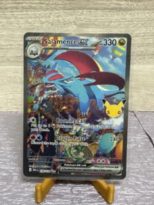Pokemon TCG Salamence ex 156/128 30th Celebration Secret Rare Full Art Eng