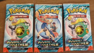 Pokémon TCG Scarlet & Violet—Journey Together Booster Pack 10 Cards (3Xpacks)