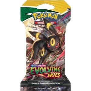 Pokemon TCG Sword & Shield Evolving Skies Sleeved Booster Pack Sealed