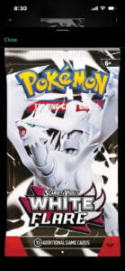 Pokemon TCG – x1 S&V White Flare Booster Pack – New/Sealed