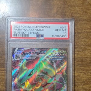 Rayquaza VMAX 047/067 S7r Blue Sky Stream JP Holo Triple Rare PSA 10 2021