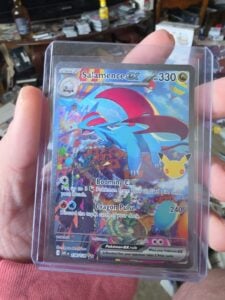 Salamence ex 156/182 Full Art Holo English 30th celebration Pokemon TCG Card