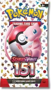 Scarlet & Violet 151 Booster Pack X1 SEALED English Mew artwork Pokemon Card