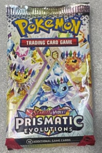 Scarlet & Violet Prismatic Evolutions Booster Pack 10 Cards Sealed Foil Pack