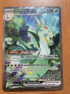Serperior ex 164/086 Black Bolt Special Illustration Rare SIR Pokemon Card NM