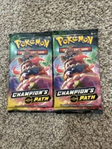 Sword & Shield Champions Path Sealed Pokemon TCG Card Booster Pack x2