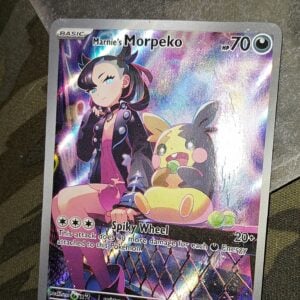 The Pokémon Company Marnie’s Morpeko SWSH120 Promo Full Art Holo Card