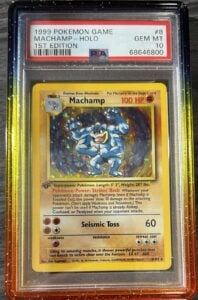 Wizards of the Coast Machamp 8/102 Base Set 1st Ed Holo English 1999 PSA 10